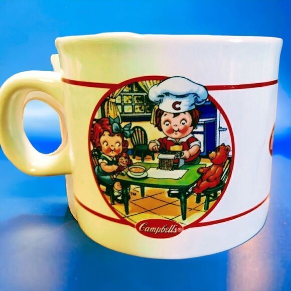 Coffee Mug with  Campbells  Soup KIDS   Cup 18 OZ 2006  VINTAGE TWO MUGS - Picture 9 of 12